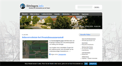 Desktop Screenshot of ettringen.info