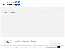 Tablet Screenshot of ettringen.de